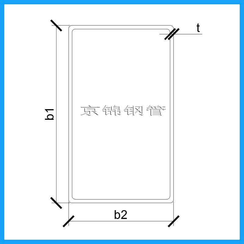 方矩管的規(guī)格示例圖